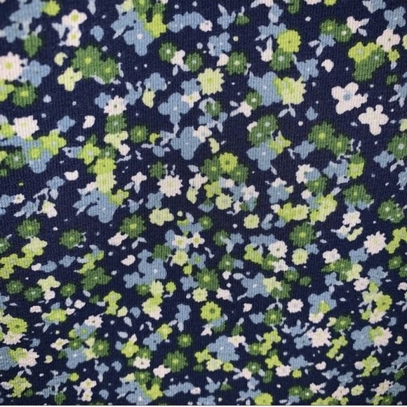 Michael Kors 3 Pc Set Micro Floral Blouse Skirt & Belt Beautiful Set NWT Sz L/XL - Picture 10 of 15